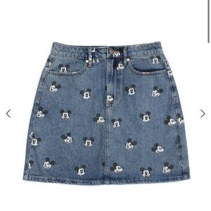 NWOT mickey mouse mini skirt